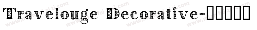 Travelouge Decorative字体转换